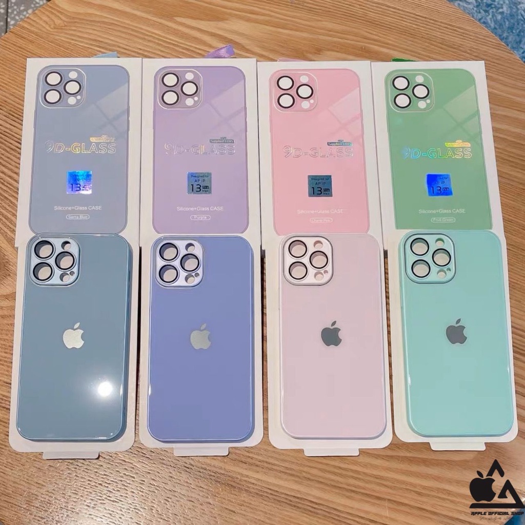 PREMIUM AG 9D GLASS CASE + LENSA KAMERA IPHONE 7+ 8+ XR X XS MAX 7 8 SE 2 11 11 PRO MAX 12 12 PRO MAX MINI  TEMPERED GLASS LENS CAMERA iPhone STEEL PRO FROSTED SOFTCASE HIGH CLASS SILIKON SOFT CASE iPhone MEWAH