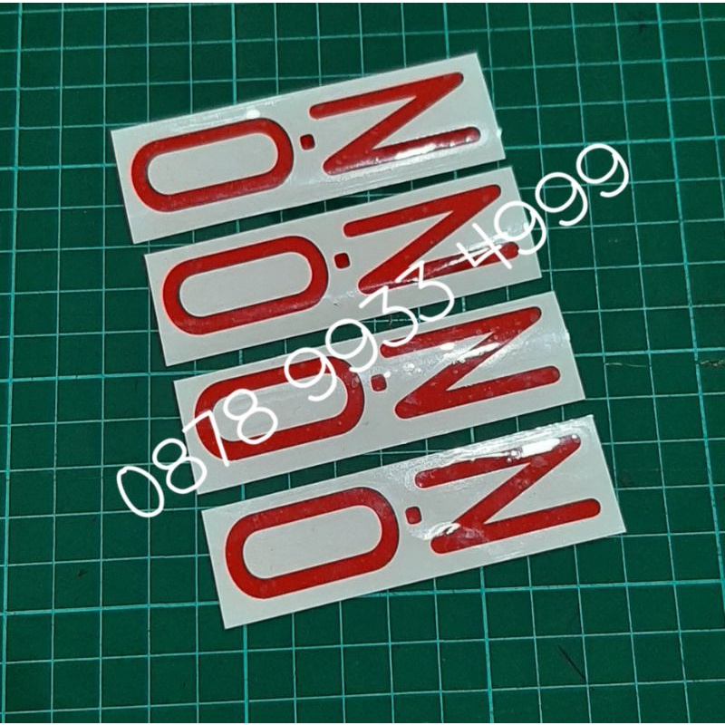 stiker velg OZ racing