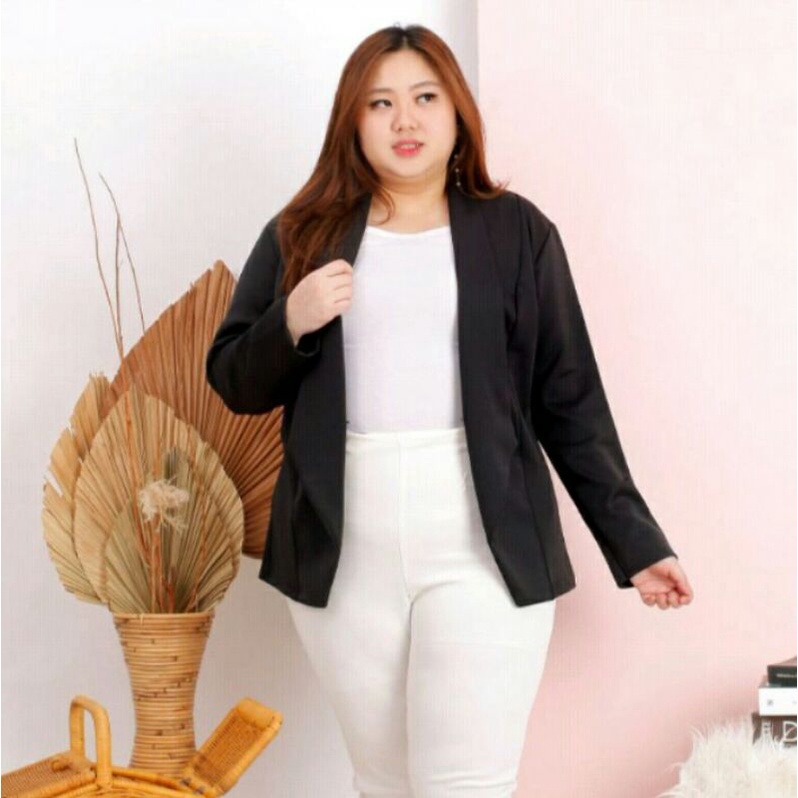 blazer wanita jumbo size xxl