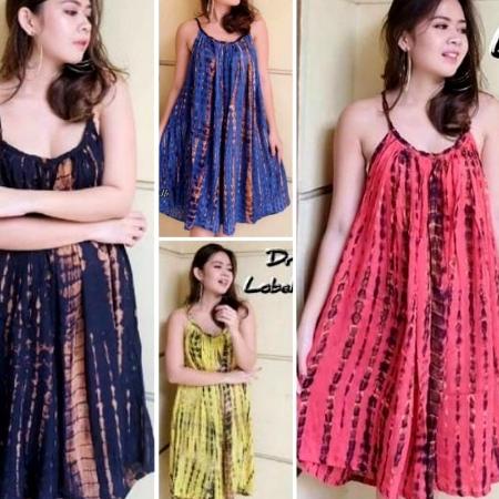 Ready Daster Yukensi Jumbo (LD 130) Payung Pendek/Baju Tidur Seksi/Dress Singlet (Tanpa Lengan) Mura