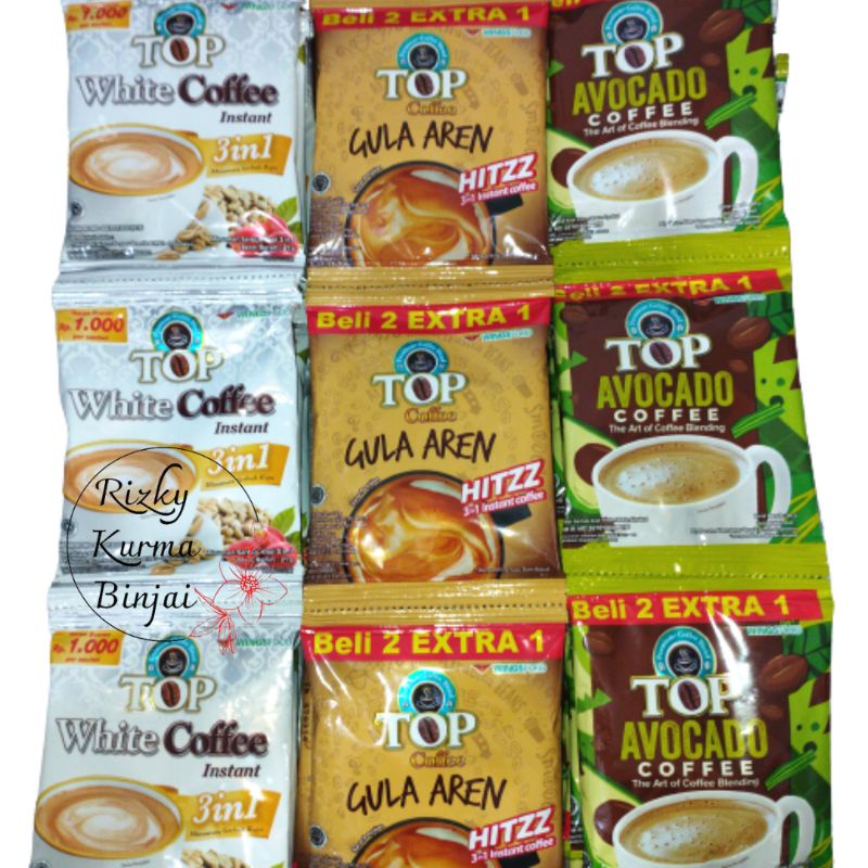 

Top White Coffe Gula Aren Cappucino Kopi Susu Avocado Instan 1 Sachet