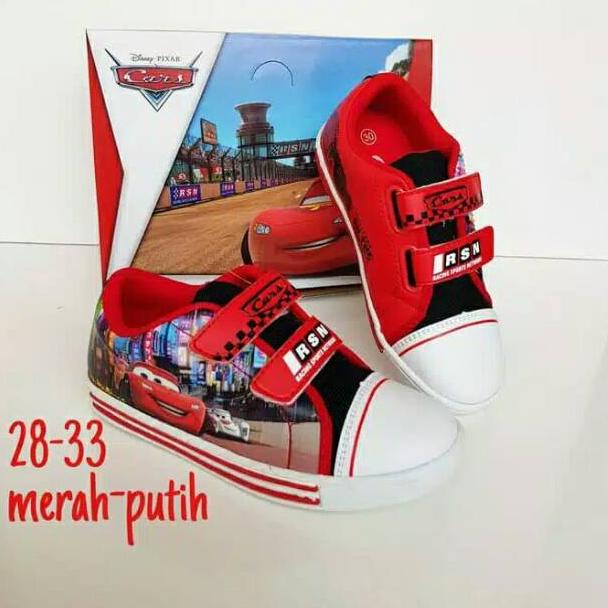 DJI.18Oc22ᴹ– SEPATU ANAK DISNEY CARS MCQUEEN