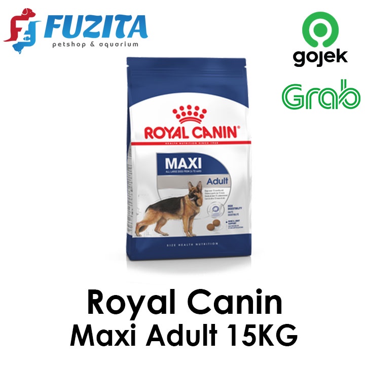 Royal Canin Maxi Adult 15KG Makanan Anjing Besar Dewasa Dry Large Dog Food