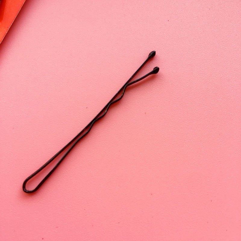 isi 10 hairpin hair clip jepit rambut sanggul salon jepitan besi bobby pin