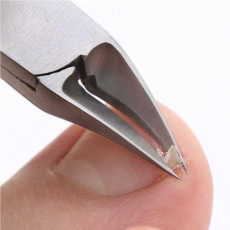 （COD）1pc Gunting Kuku Kutikula Bahan Stainless Steel Untuk Manicure