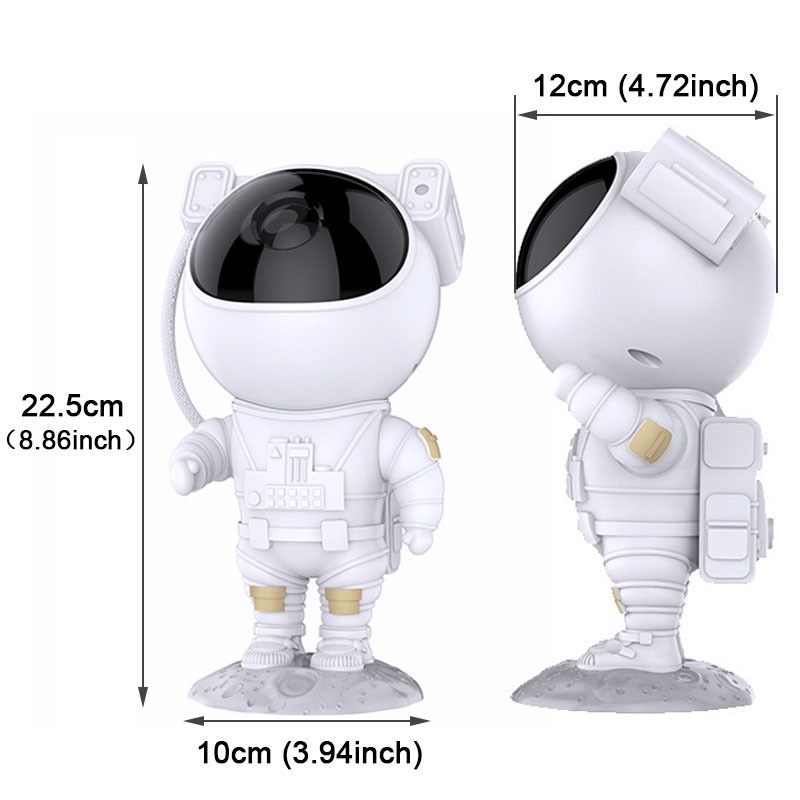 Galaxy Star Projector proyektor astronot Night Light Astronaut Starry Sky Lamp Home Room proyektor astronot langit lampu tidur night