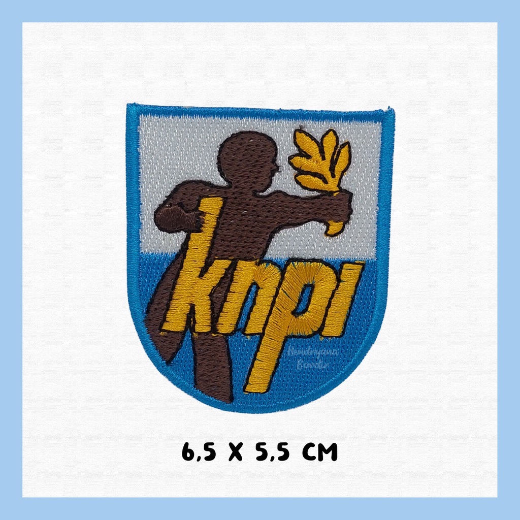 Bordir Logo KNPI — Patch Badge Bet Emblem