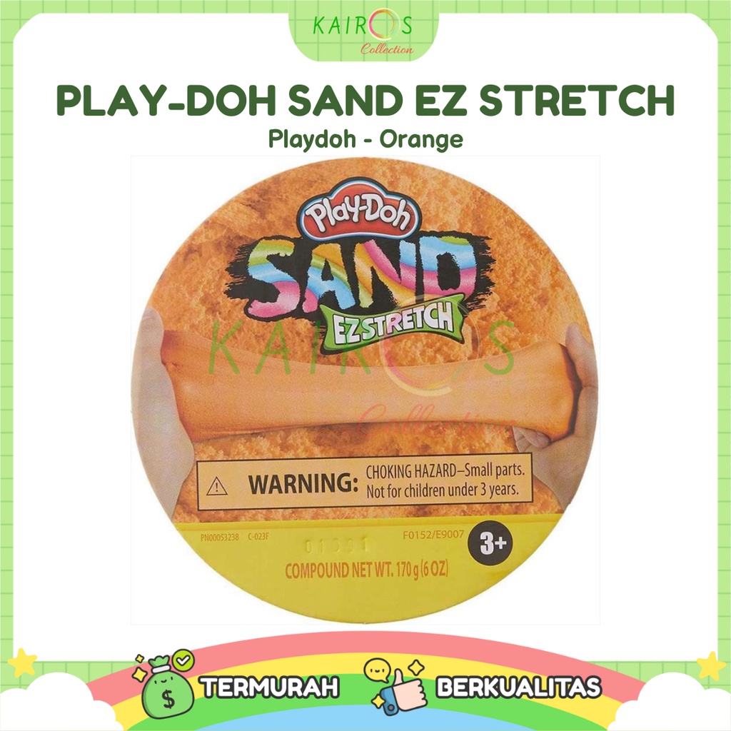 PlayDoh Sand EZ Stretch 6 OZ Orange 170 gr