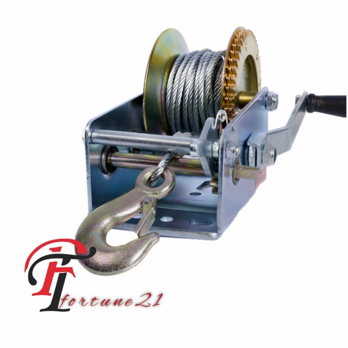 Hand Gear Winch Manual 1000 LBS - 450 kg Derek manual winch /ft