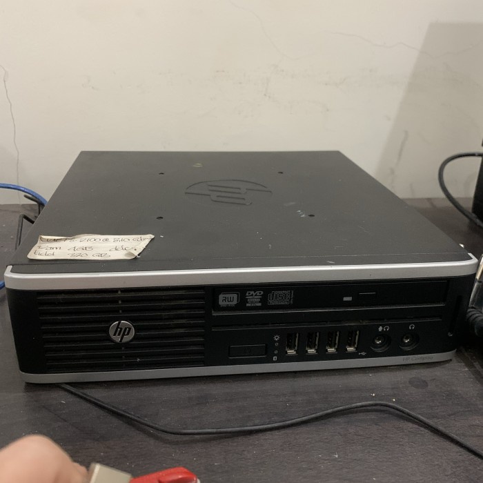 Mini komputer kantor CPU/PC HP core i3 gen 2 ram 4GB hdd 320gb