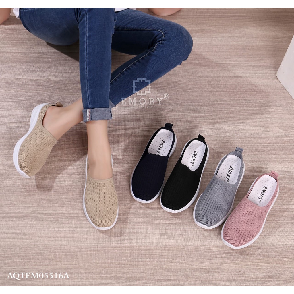 SB EMORY Flyknit Slip On Sepatu Sneakers Wanita #AQTEMO5516A