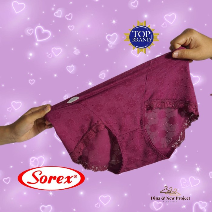 Best Quality Cd Wanita Semi Transparan Renda Sorex Art.31649