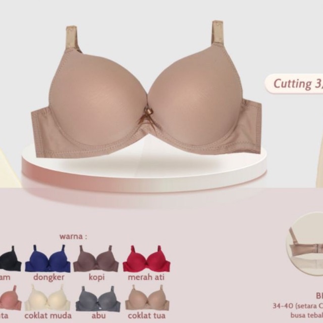 KL | LYDYLY BH BUSA TEBAL PUSH UP BRA MAXIMIZER CUP 1/2 KAIT 2 ART 9811