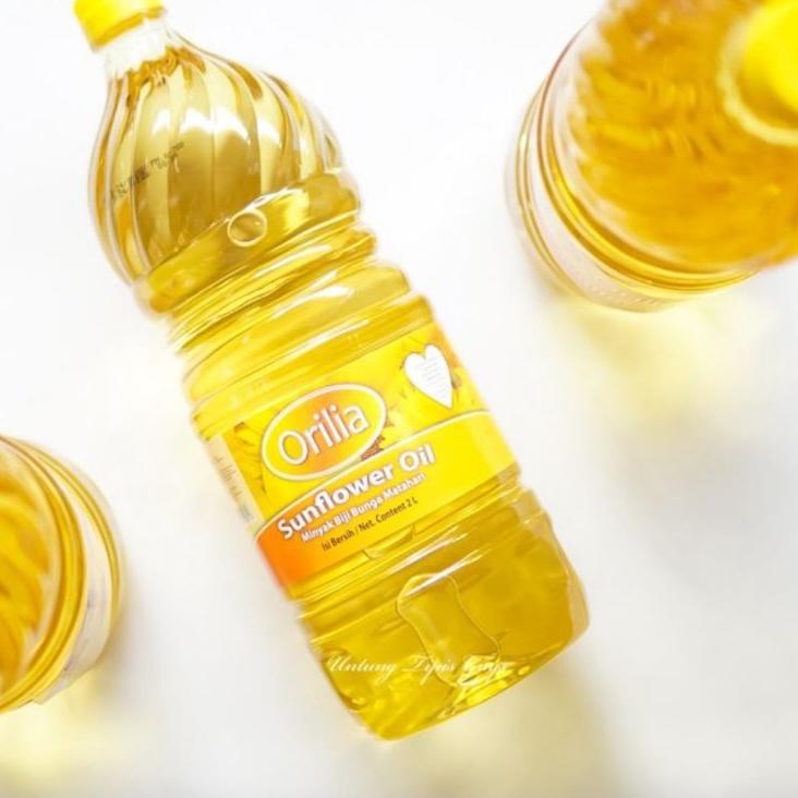 

FLASH SALE KEMASAN BARU Orilia sunflower oil minyak bunga matahari 2 liter 