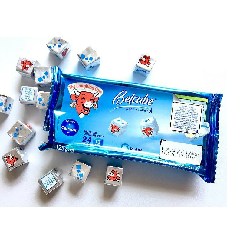 BELCUBE Cheese One Bite Blue Pack - Keju MPASI Bayi