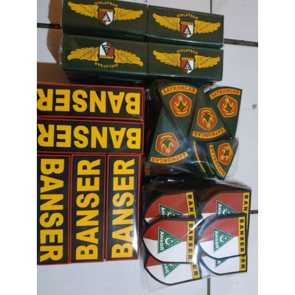 patch rubber/ emblem karet BANSER