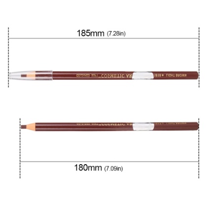brown-waterproof Pensil Alis hengsiTearing Benang Tahan Lama dan Alami Pensil Alis Kosmetik Alis Mata