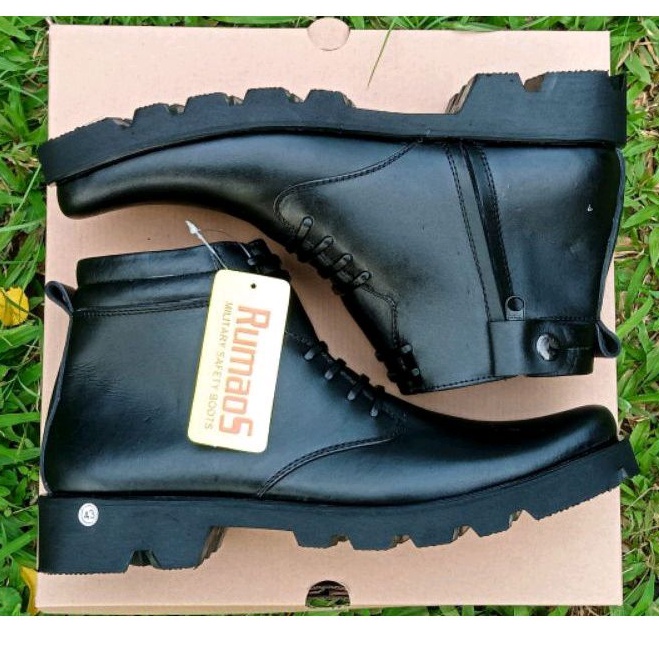 SEPATU PDH Terbaru/ DINAS/ KANTORAN TNI POLRI SECURITY  Outsole radial kulit asli