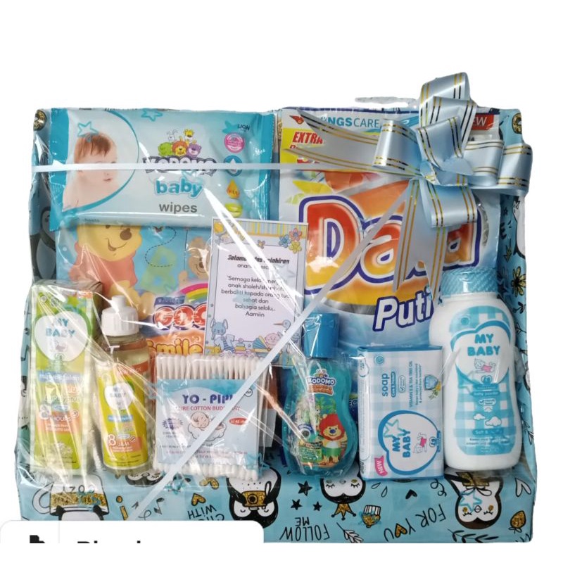 Parcel Bayi Sabun Baru Lahir Jumbo Sabun Komplit untuk Bayi Laki Laki Bayi Perempuan