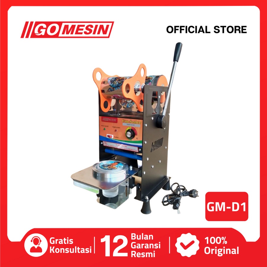 Jual Cup Sealer Gomesin Gm D Mesin Press Gelas Plastik Manual Gm D Original Shopee Indonesia