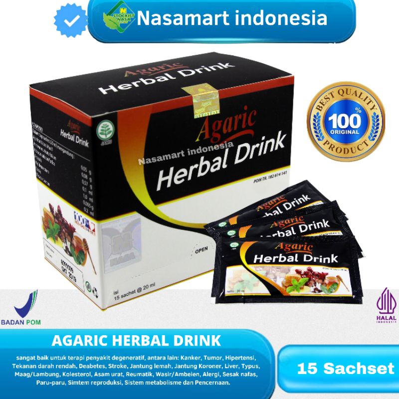 OBAT STROKE TUMOR ASMA SYARAF FERTIGO USUS BUNTU TUMOR TIPES GARIC HERBAL DRINK ORIGINAL  BUKTIKAN S
