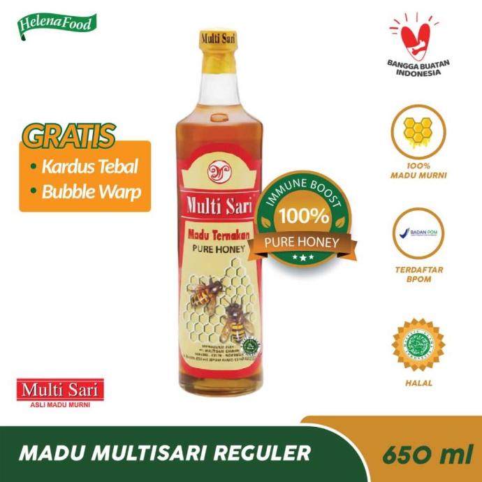 

[COD] Madu Murni Asli Multisari Reguler 650 ml [COD]
