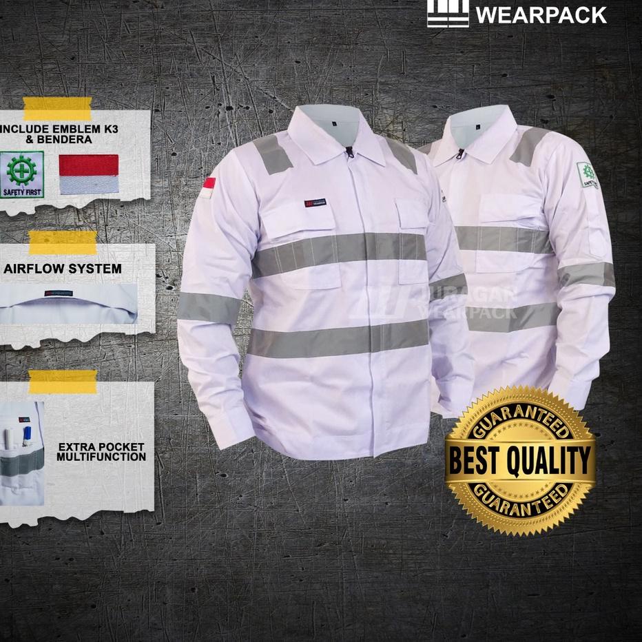 Harga Spesial Wearpack Safety Atasan Warna Putih