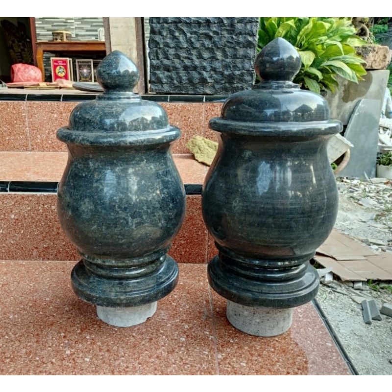 Nisan Gulung Marmer Hitam