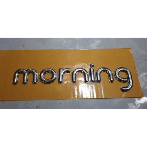 EMBLEM MORNING HURUF TIMBUL MOBIL KIA