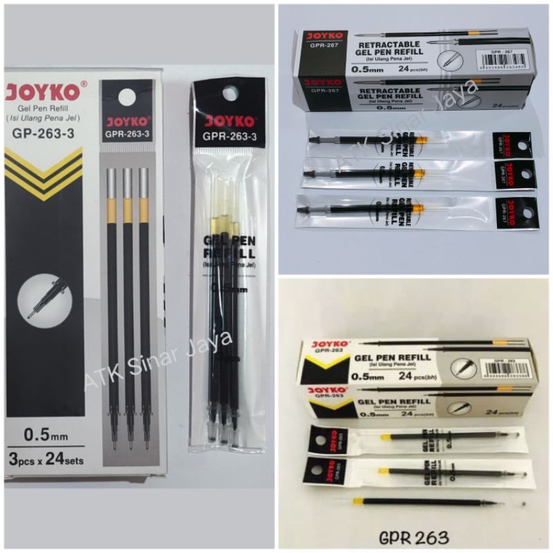 

Isi Refill pulpen Joyko GPR-267 / GPR-263 Gel Pen