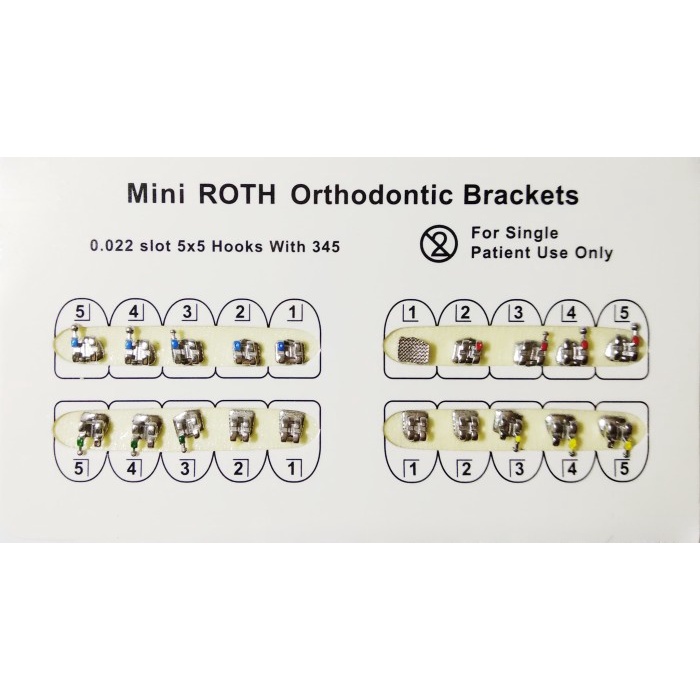 Fancy Mini Roth Bracket / Behel Metal