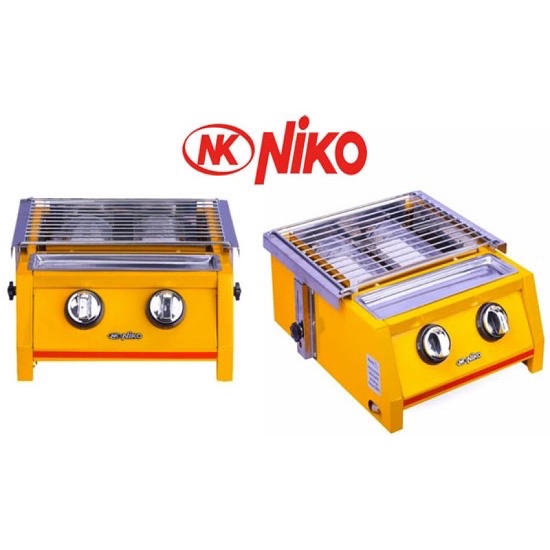 PANGGANGAN NIKO 2 tungku NK GR-2 / panggangan sosis bbq / grill stove