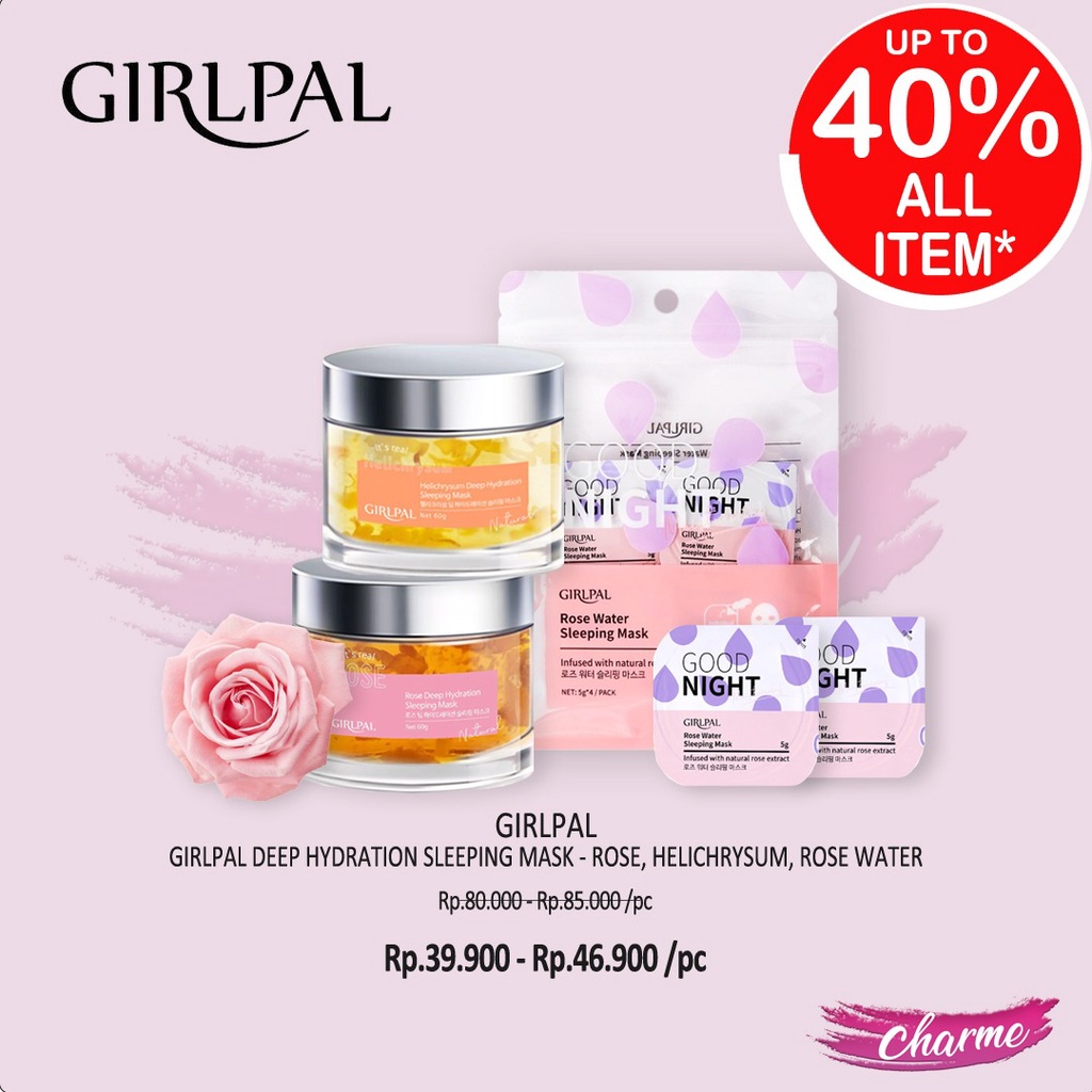 (READY) GIRLPAL Helichrysum Deep Hydration Sleeping Mask