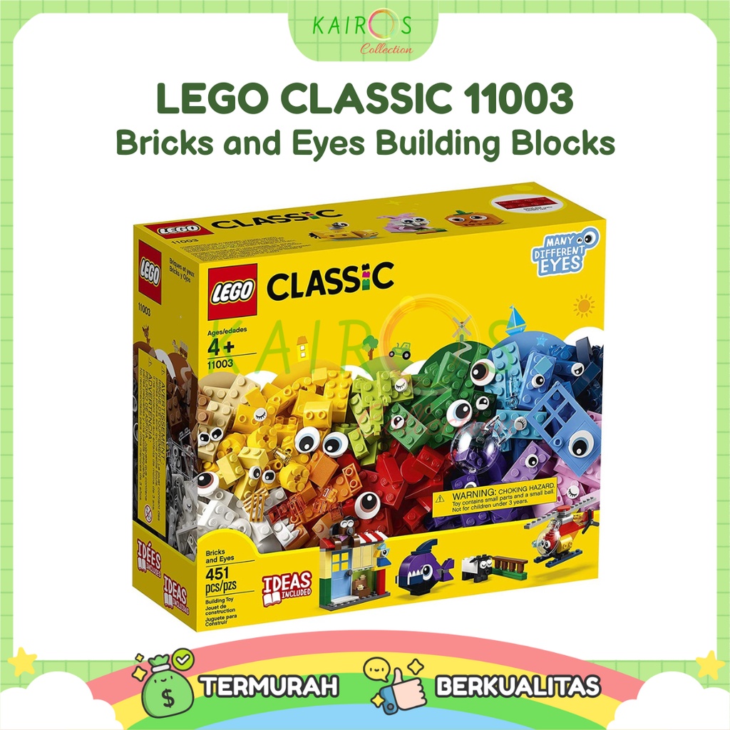 LEGO Classic Bricks and Eyes Building Blocks 11003