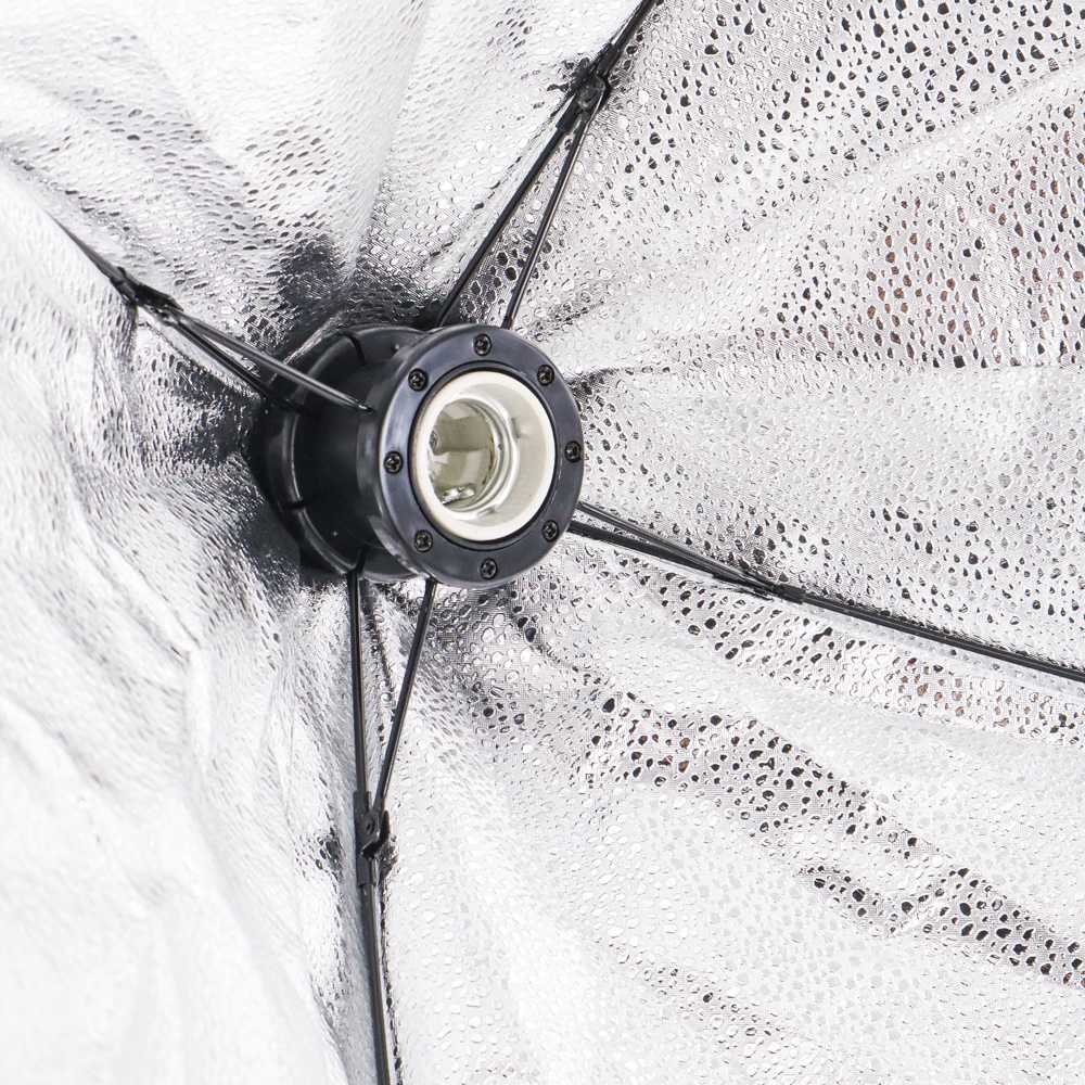 TaffSTUDIO Payung Softbox Reflektor 60x60cm E27 Single Socket LD-TZ206