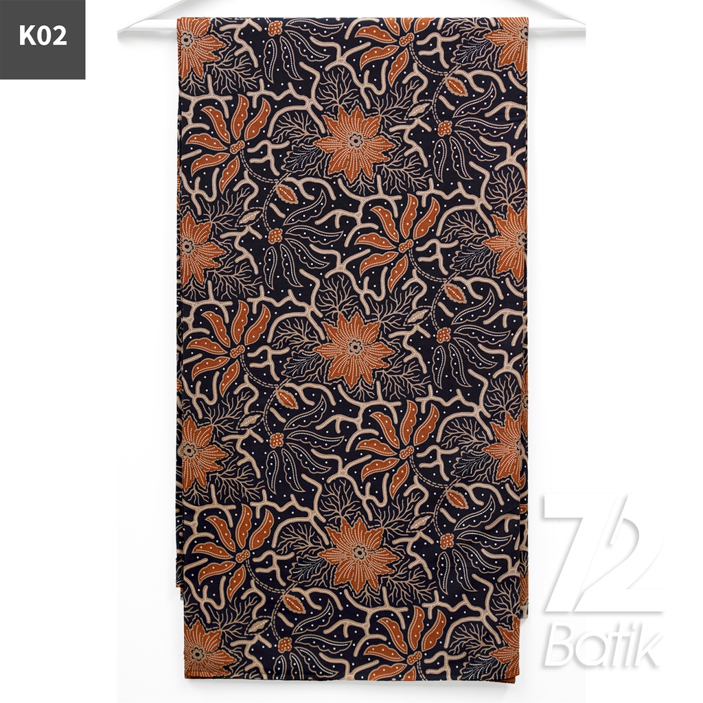 KAIN BATIK PREMIUM Bahan Katun Motif Kembang Neo Warna Hijau Hitam 722560 CAP 72IL Jarik Jarit Samping Kebat Panjang Batik Katun Modern Premium Bahan Seragam Batik Pernikahan Kantor Keluarga Murah Kamen Jadi Batik Bali Lembaran