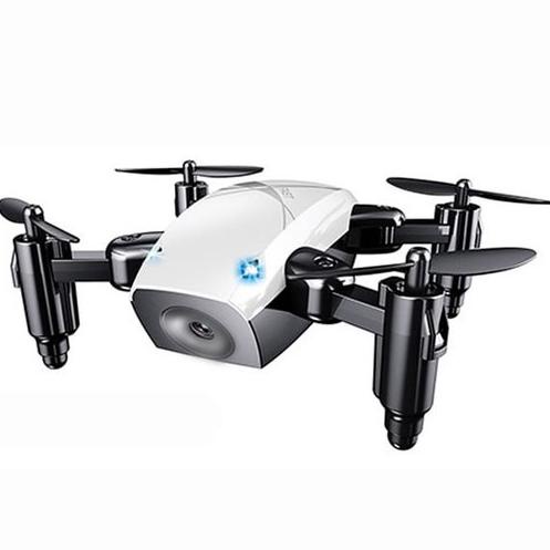[ Promo ] Broadream Quadcopter Drone Mini Pocket Foldable - S9 White - Drone Kamera Dan Aksesoris