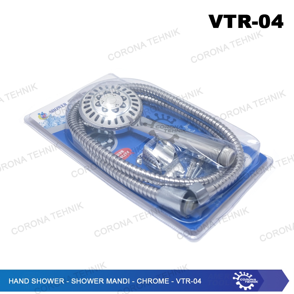 VTR-04 - Hand Shower - Shower Mandi - Chrome