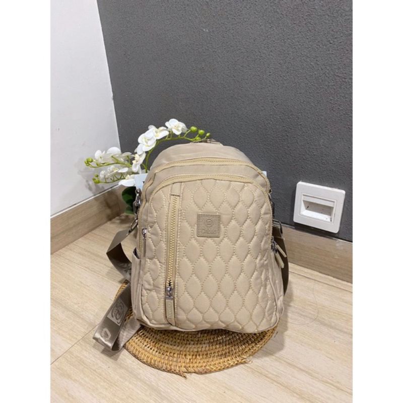 Tas Ransel Chibao 0864-AB Bahan Kanvas Halus Size 33x27x11 cm. Tas Wanita Tas Ransel Wanita Tas Ransel Chibao Import BEST SELLER.!!!!!!