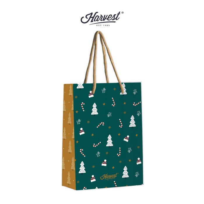 

Paper Bag Natal / Christmas Harvest Rejoice Xmas (L) - Green