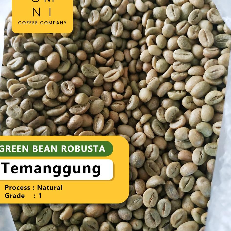 

Harga Grosir--[TERMURAH] GREEN BEAN ROBUSTA TEMANGGUNG Grade 1 Natural Proses - 1KG