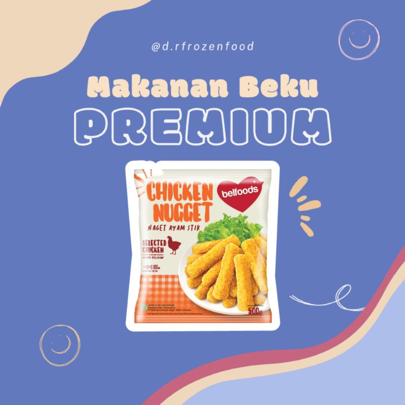 

Belfoods Chicken Nugget Stick 500gr