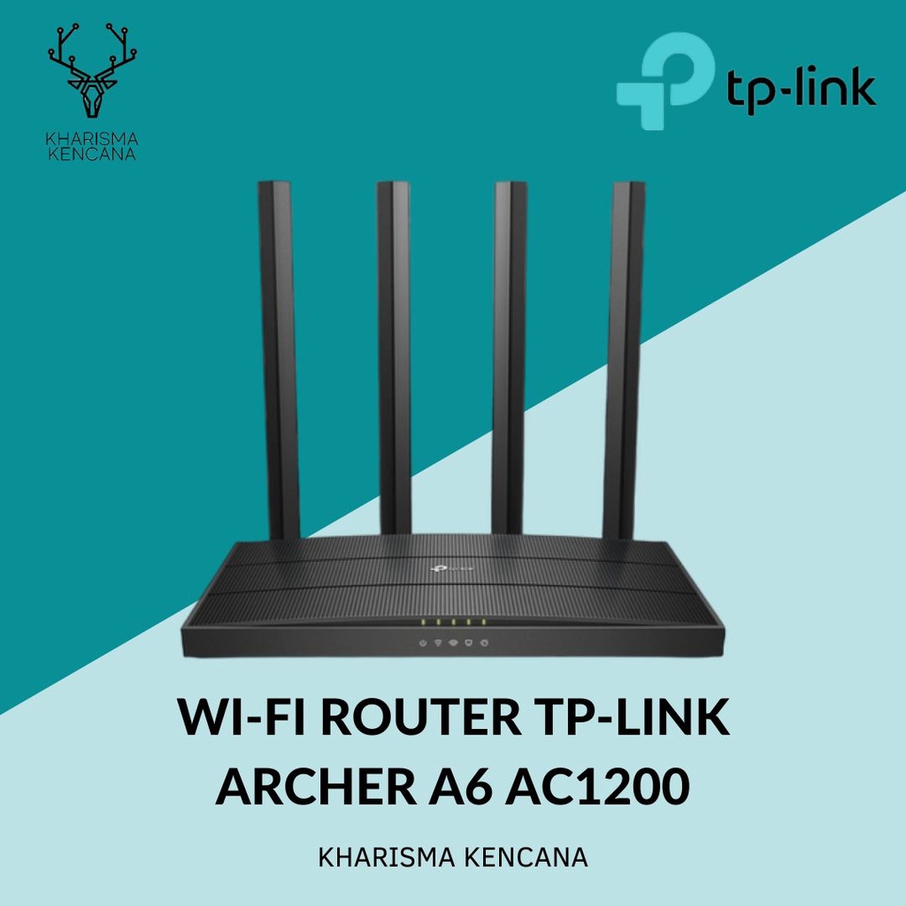 WI-FI ROUTER TP-LINK ARCHER A6 AC1200