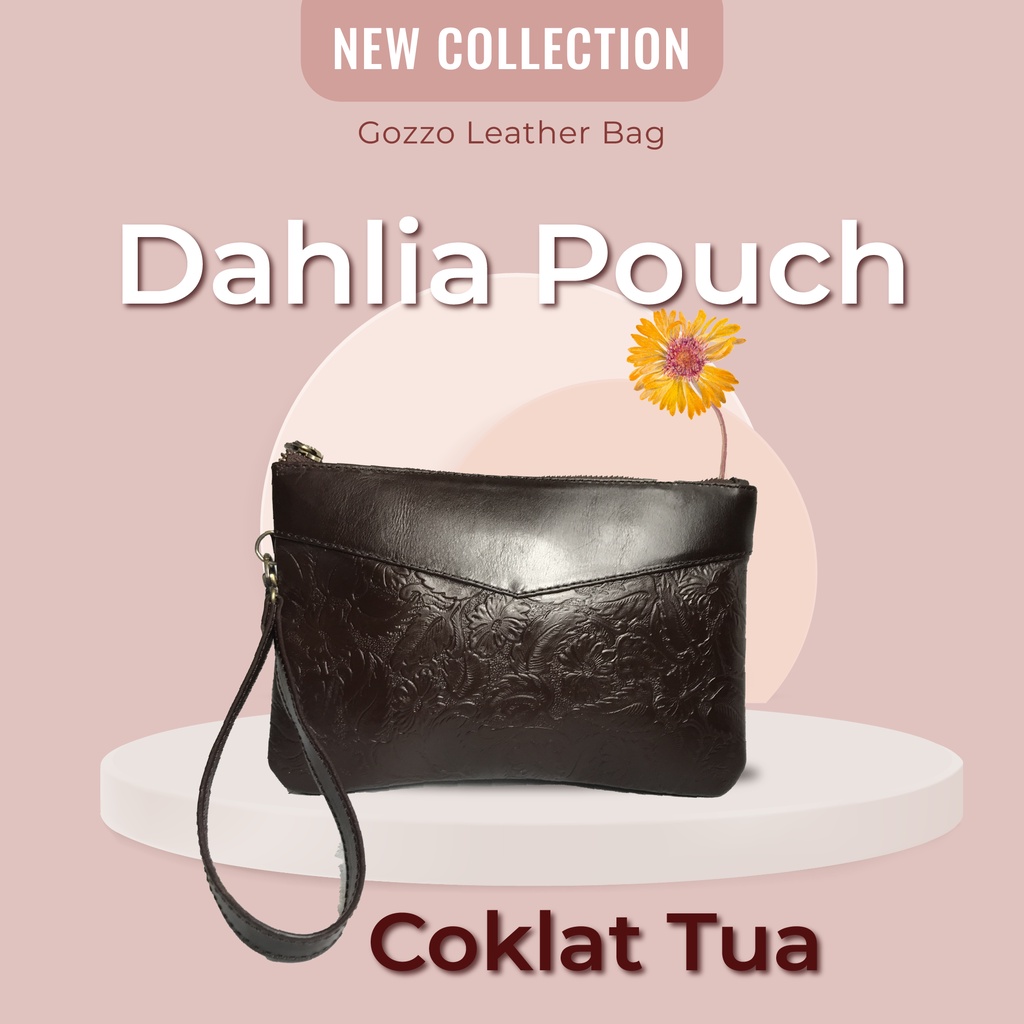 NEW!!! DAHLIA POUCH WITH 6 SLOT CARD//FREE GRAFIR NAMA DAN LOGO PERUSAHAANMU