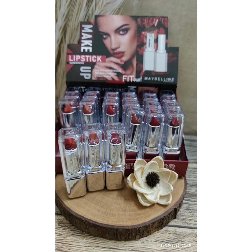 ( 24 PCS ) LIPSTICK MAYBELLINE/LIPSTICK PADAT/BOX TERMURAH