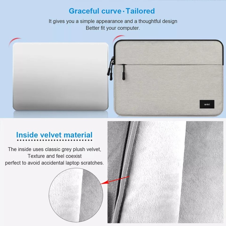 SARUNG LAPTOP TAS MACBOOK AIR PRO ANTI AIR FABRIC TF77