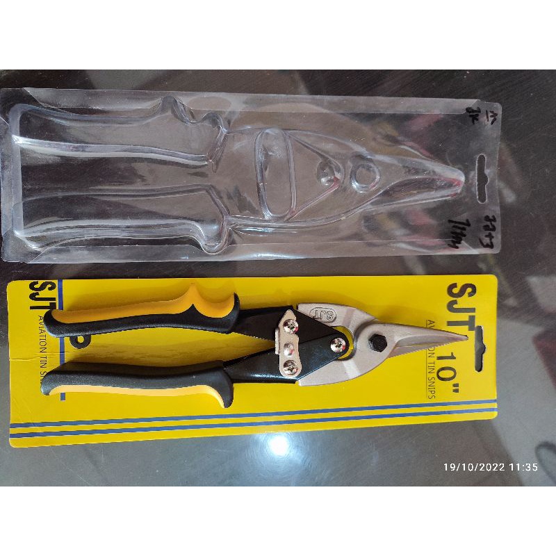 

gunting seng - gunting baja ringan 10" merk SJT