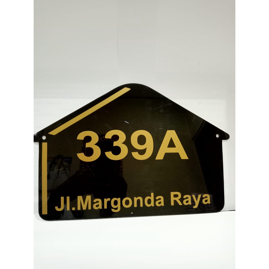 NOMOR RUMAH AKRILIK UK 30X20 CM