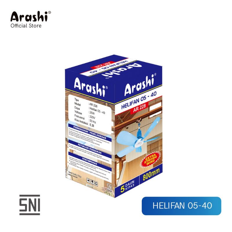 kipas angin Arashi helifan 05 - 40