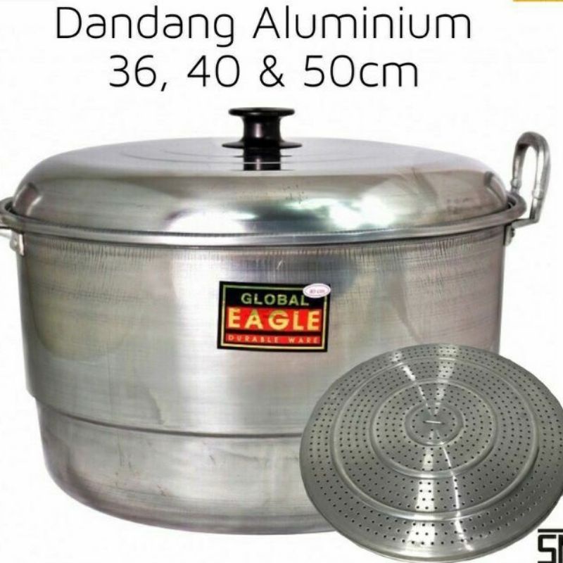 Langseng Dandang Kukus Jumbo 45 / Panci Langseng Setimer / Merek Eagle global